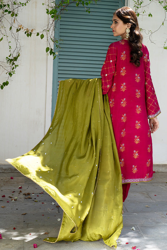 Zaaviay Stitched Eid Edit Collection Leya (Three Piece)