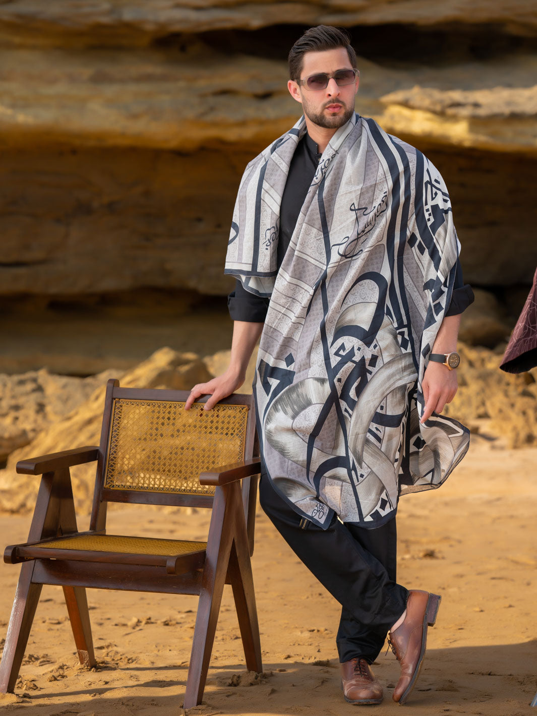 Tng By Md Men Stole Collection-Qabil Stole | Men