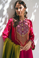 Zaaviay Stitched Eid Edit Collection Leya (Three Piece)