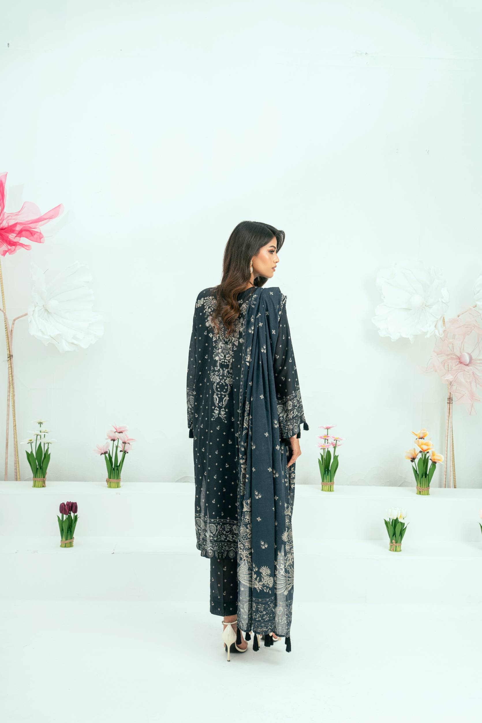 Amal Unstitched 3 Piece Printed Lawn Collection