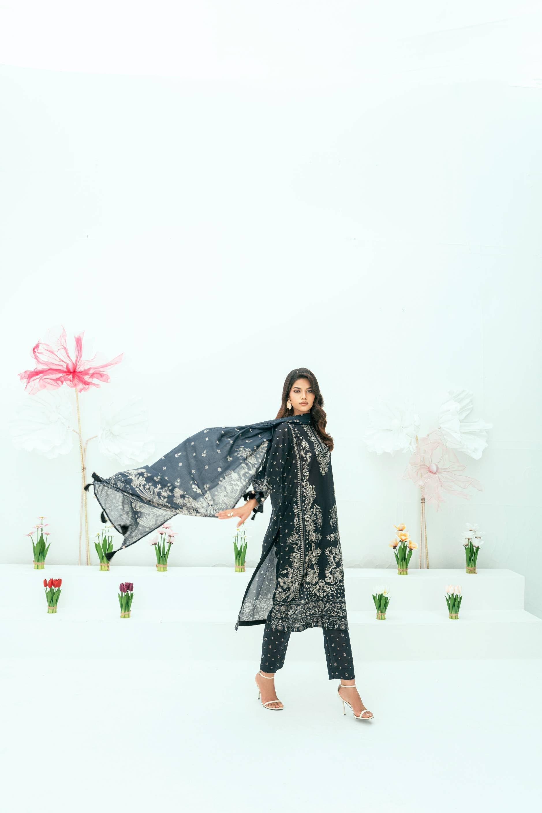 Amal Unstitched 3 Piece Printed Lawn Collection