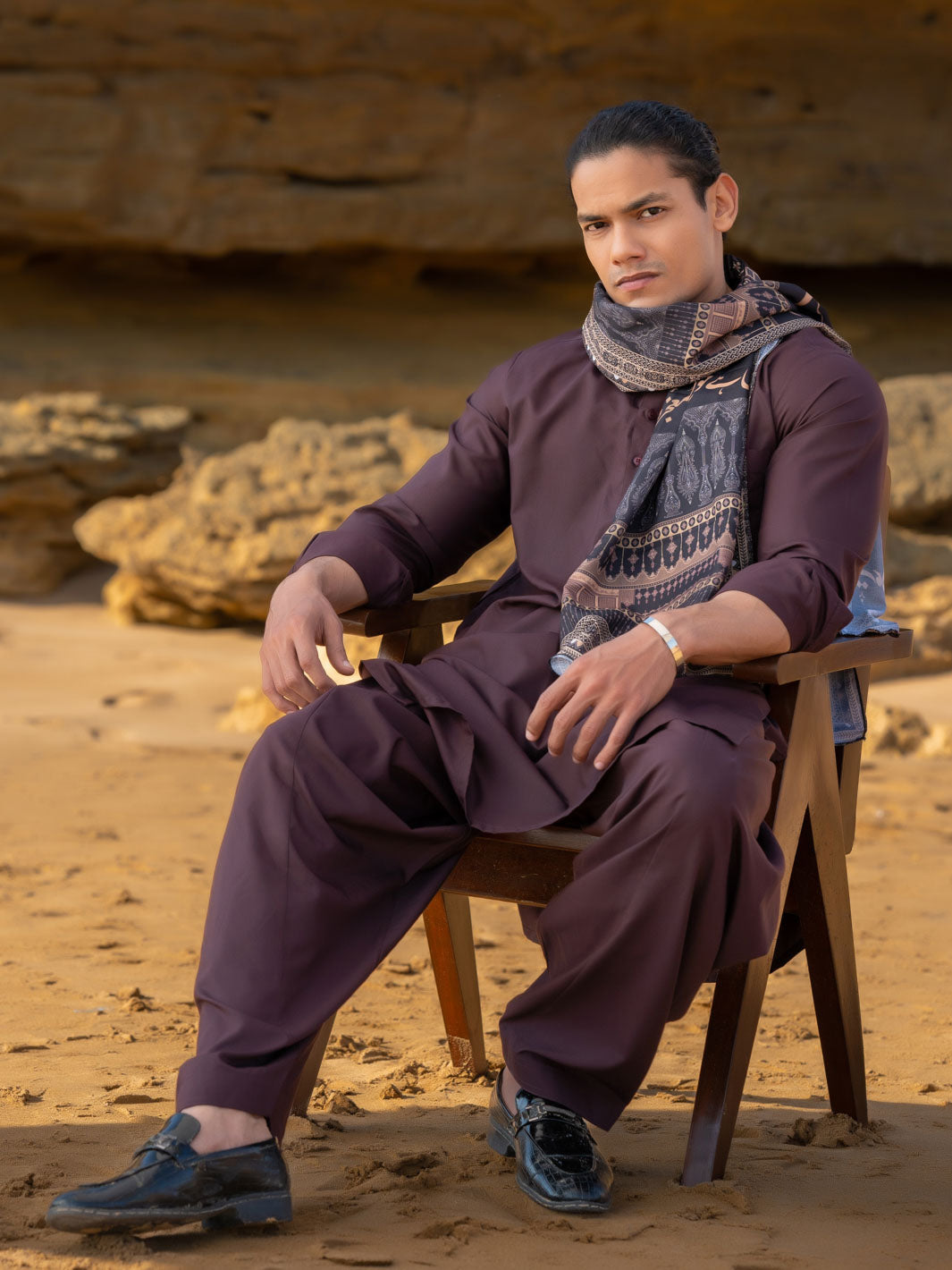 Tng By Md Men Stole Collection-Taj Mahal Stole (Men)