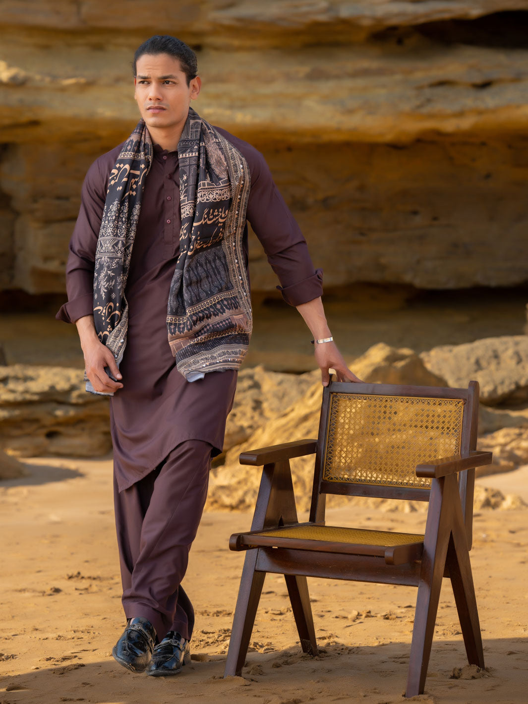 Tng By Md Men Stole Collection-Taj Mahal Stole (Men)