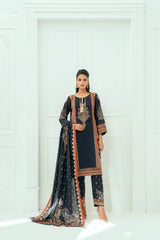 Amal Unstitched 3 Piece Printed Lawn Collection