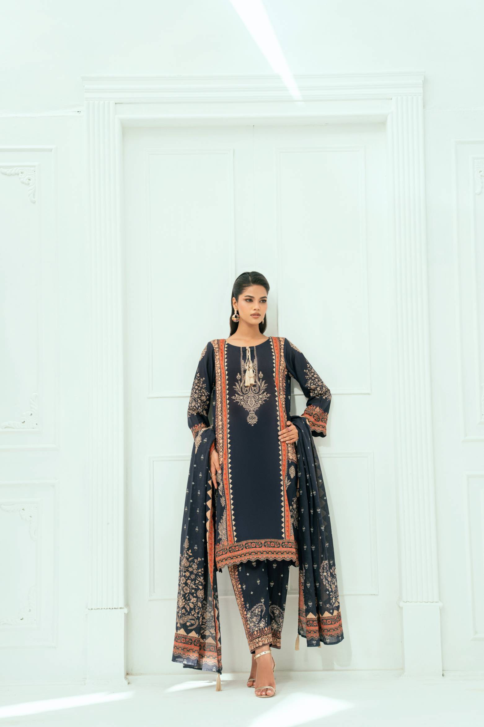 Amal Unstitched 3 Piece Printed Lawn Collection