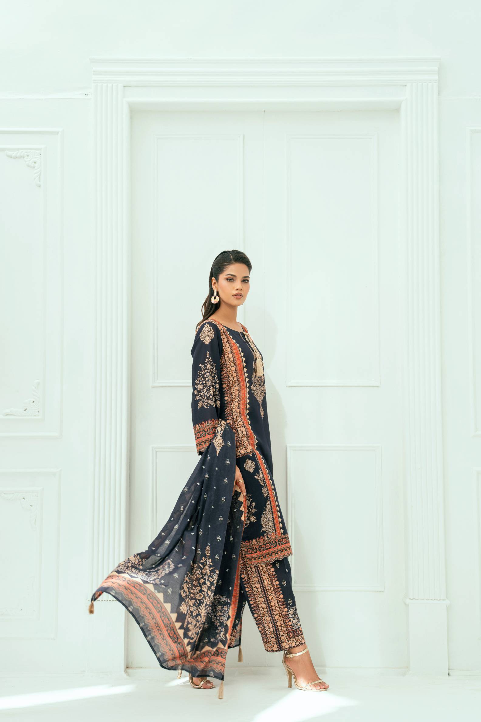 Amal Unstitched 3 Piece Printed Lawn Collection