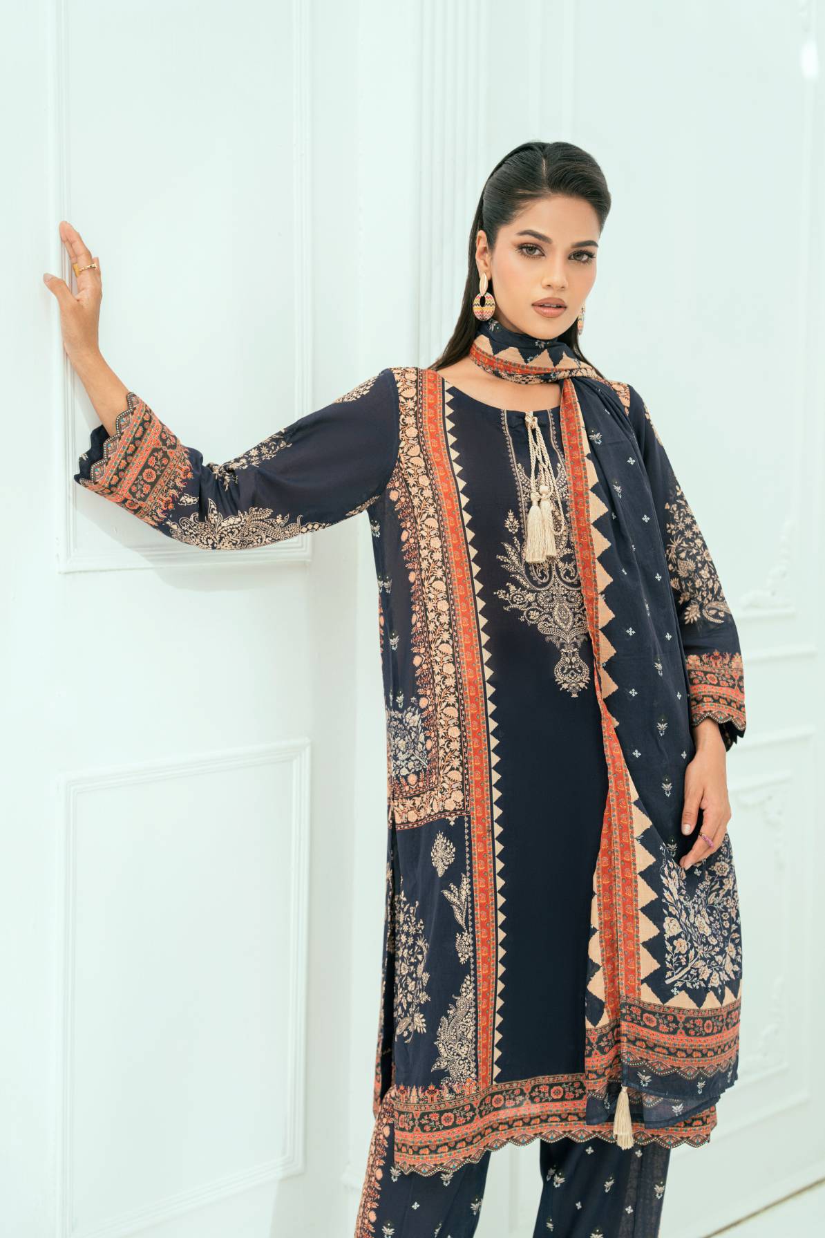 Amal Unstitched 3 Piece Printed Lawn Collection