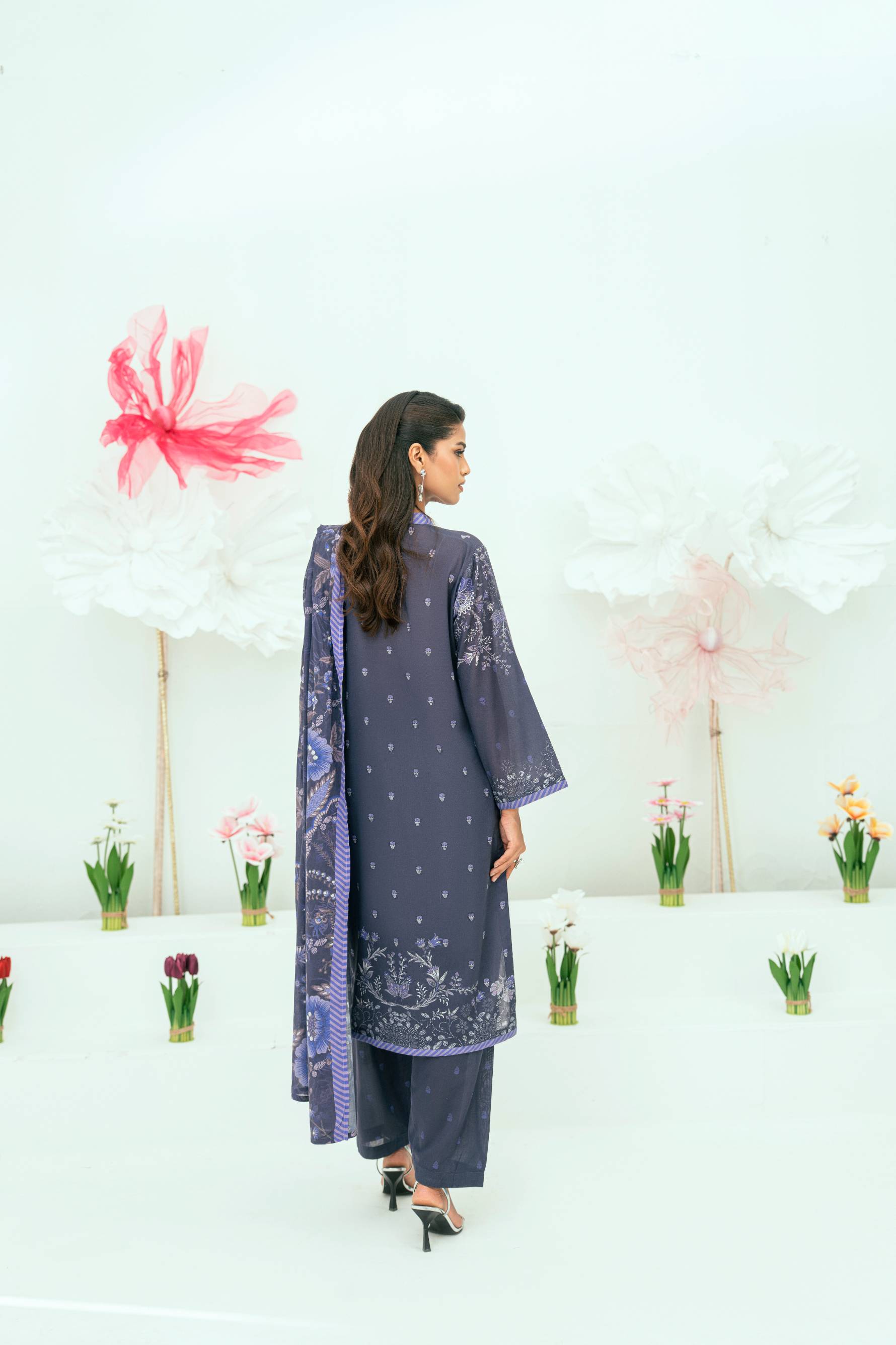 Amal Unstitched 3 Piece Printed Lawn Collection