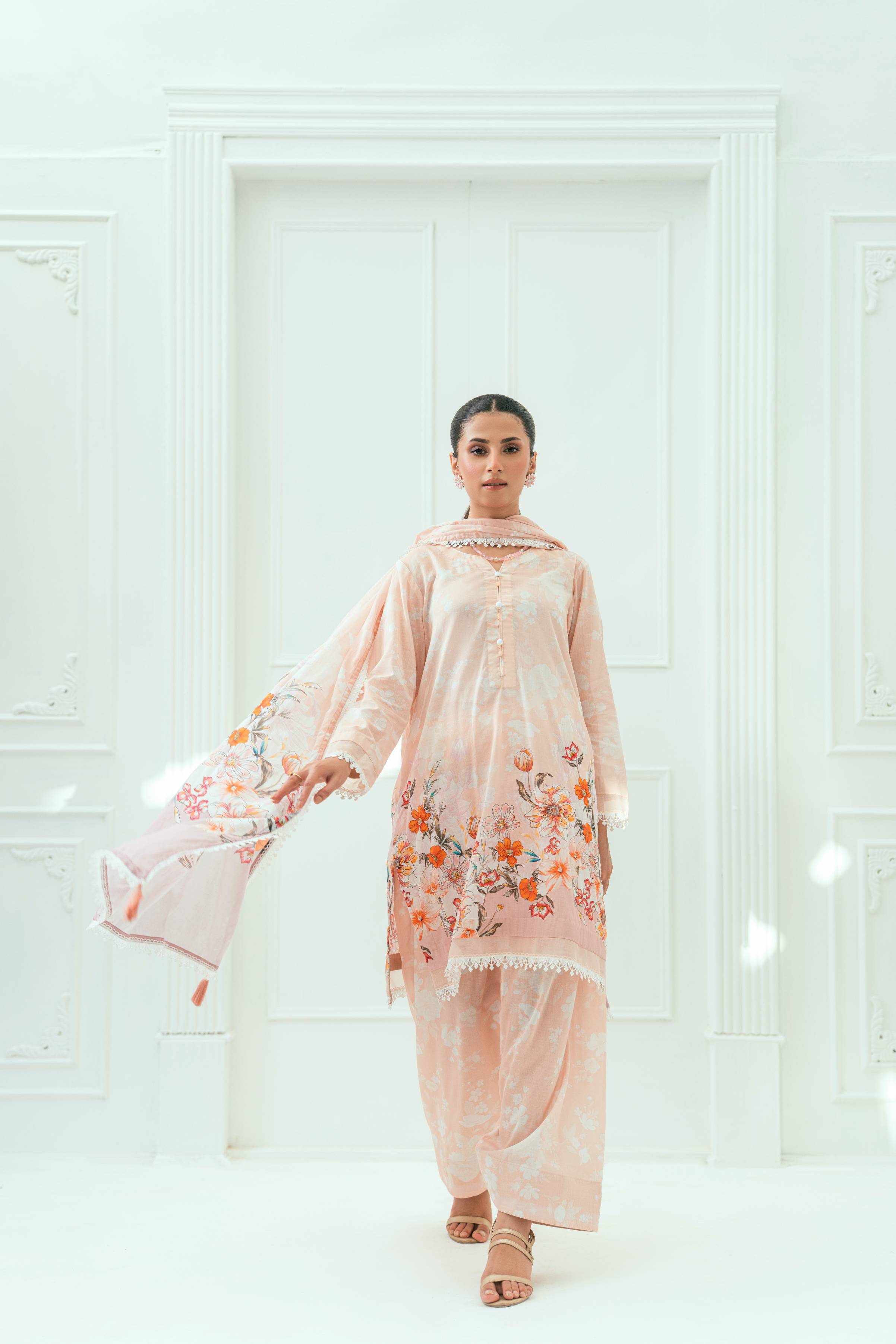 Amal Unstitched 3 Piece Printed Lawn Collection
