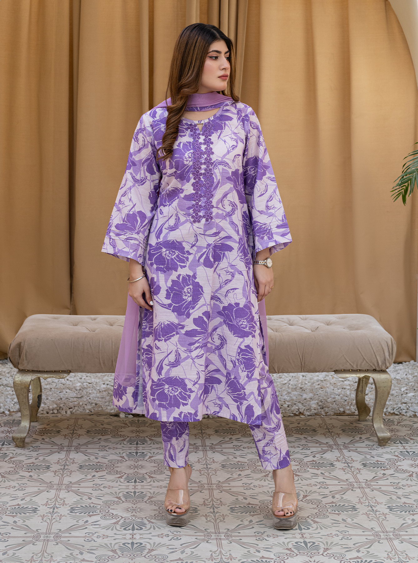 Rangeen Winter Berry Unstitched Khaddar