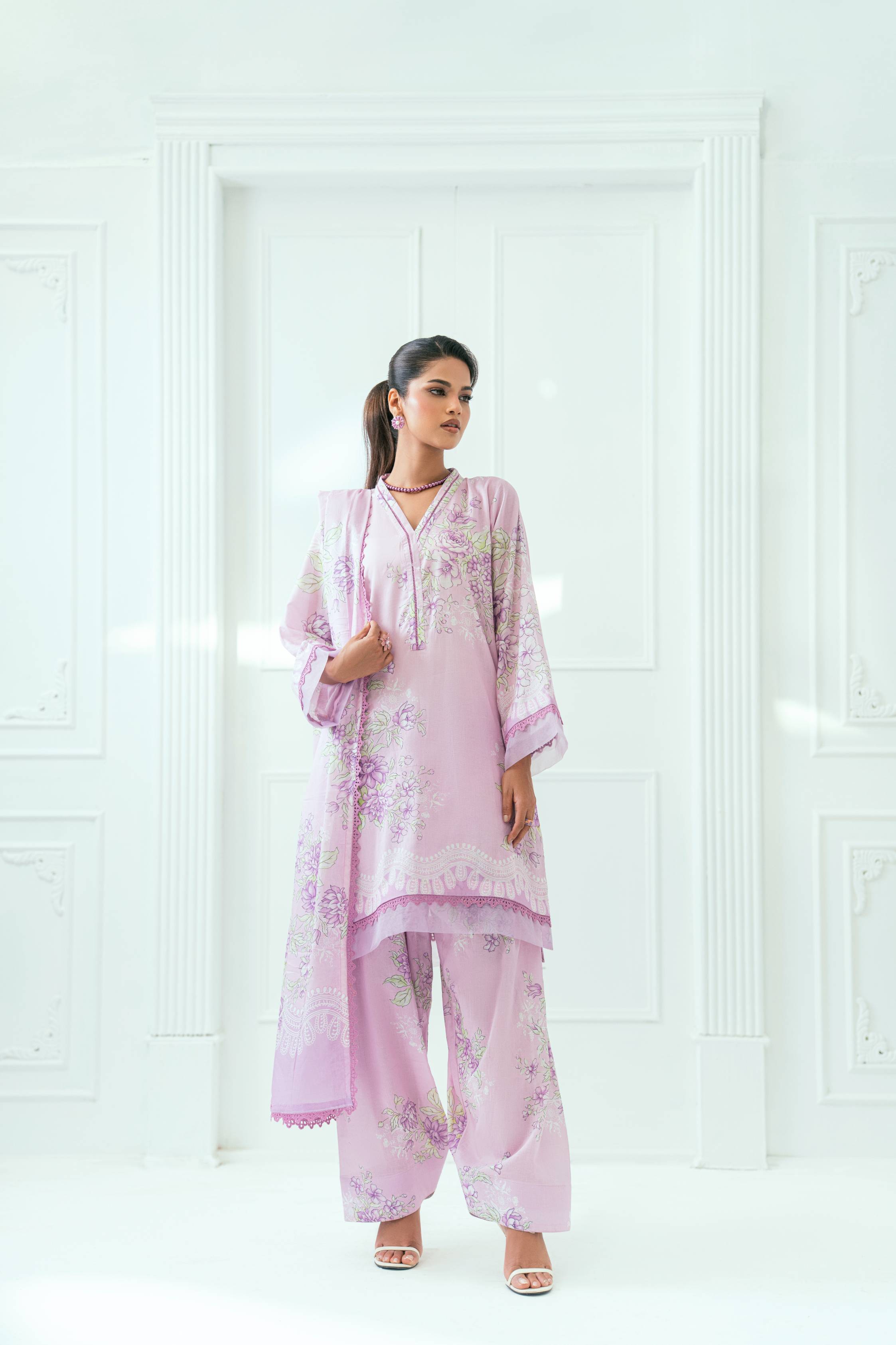 Amal Unstitched 3 Piece Printed Lawn Collection