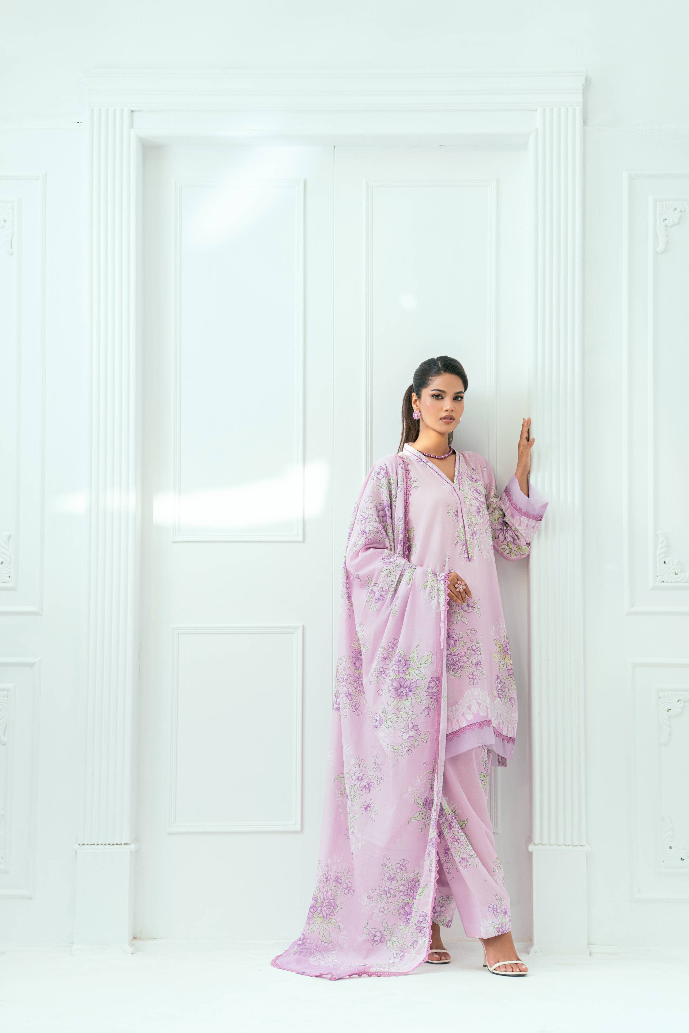Amal Unstitched 3 Piece Printed Lawn Collection