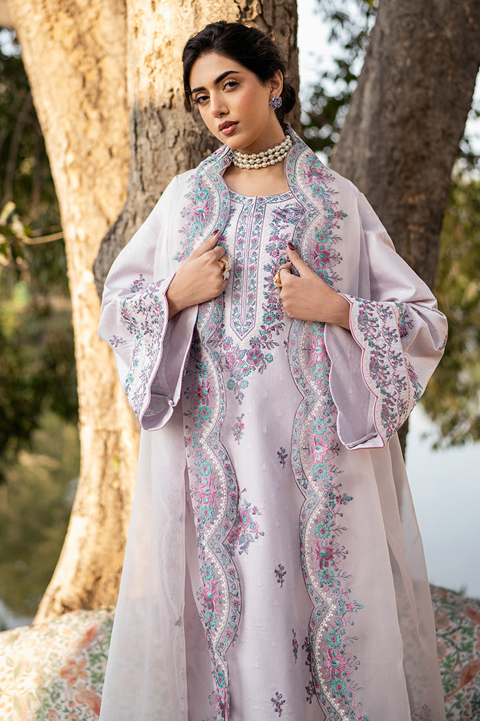 Fresco By Sheenora Stitched 3 Piece Lawn Edit Collection'2025-Lilac Grace