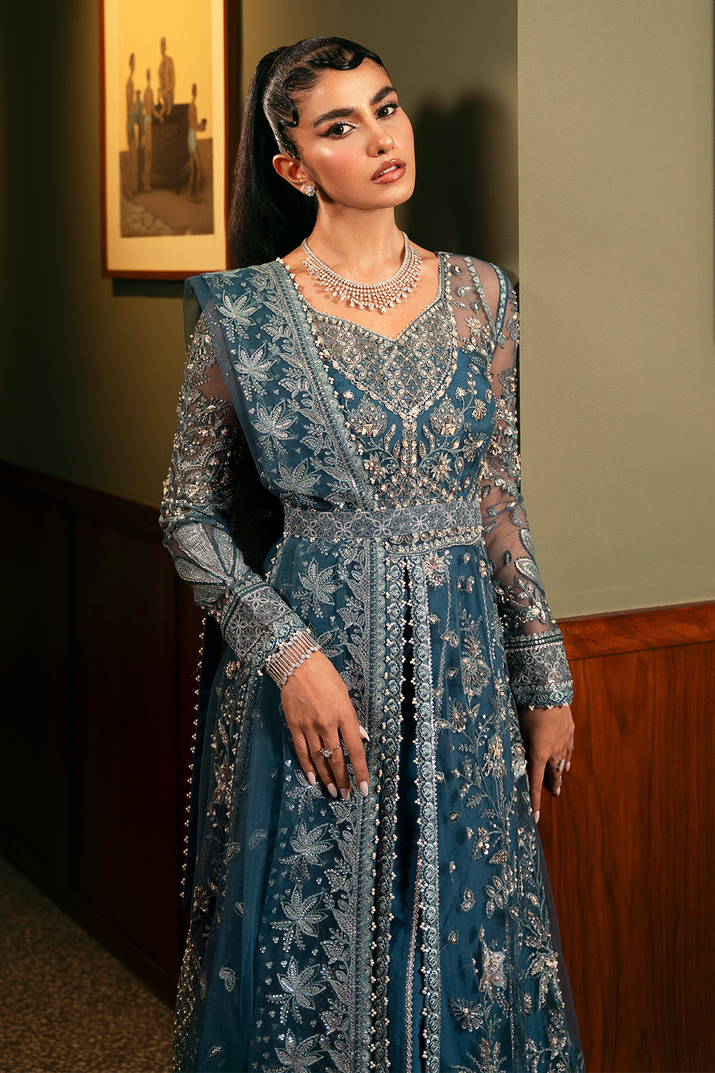 Glamoura By Sheenora Unstitched 3 Piece Wedding Formals Collection'2025-Nadia