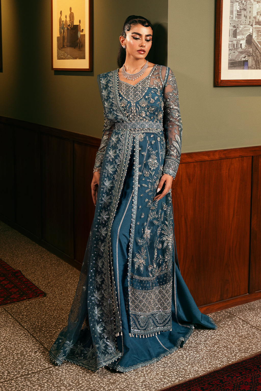 Glamoura By Sheenora Unstitched 3 Piece Wedding Formals Collection'2025-Nadia