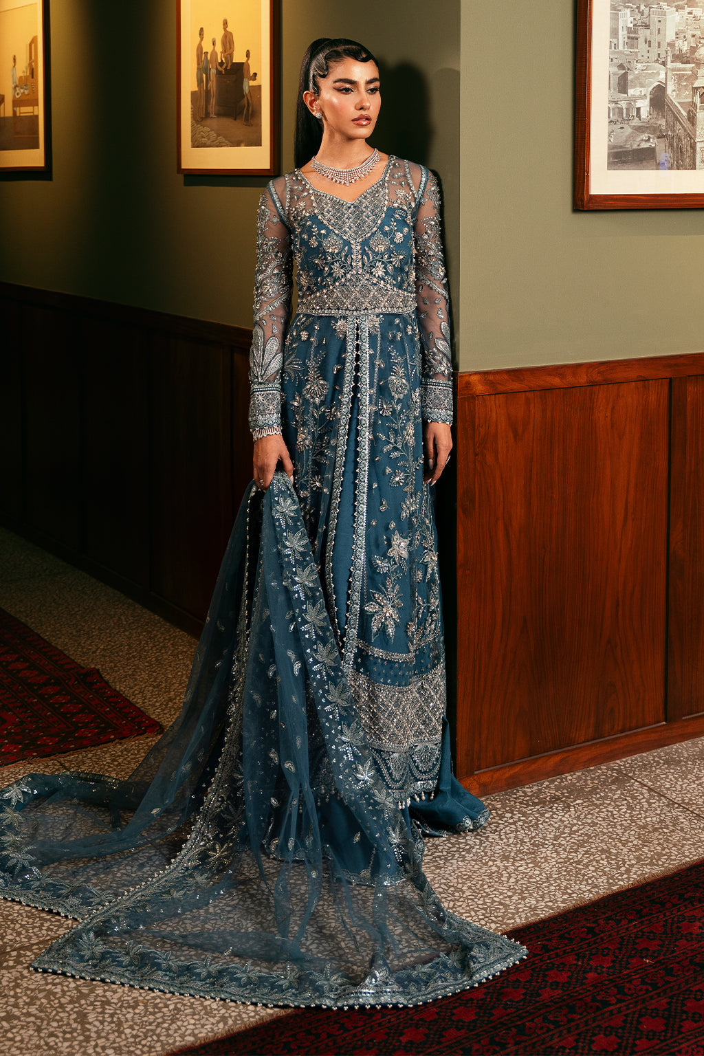 Glamoura By Sheenora Unstitched 3 Piece Wedding Formals Collection'2025-Nadia