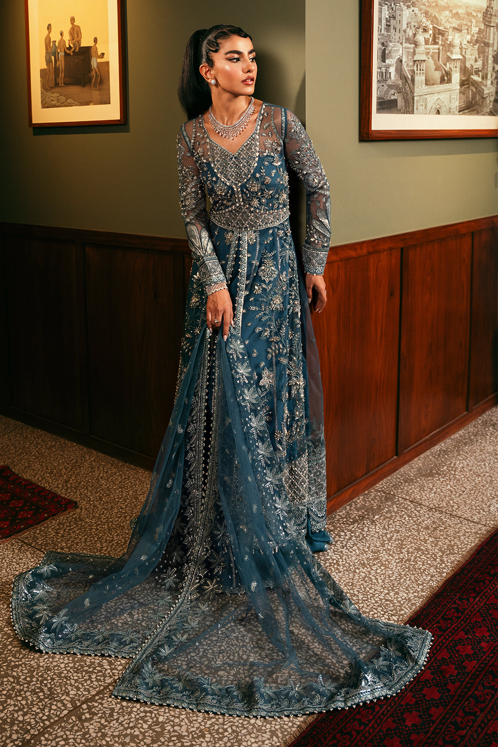 Glamoura By Sheenora Unstitched 3 Piece Wedding Formals Collection'2025-Nadia