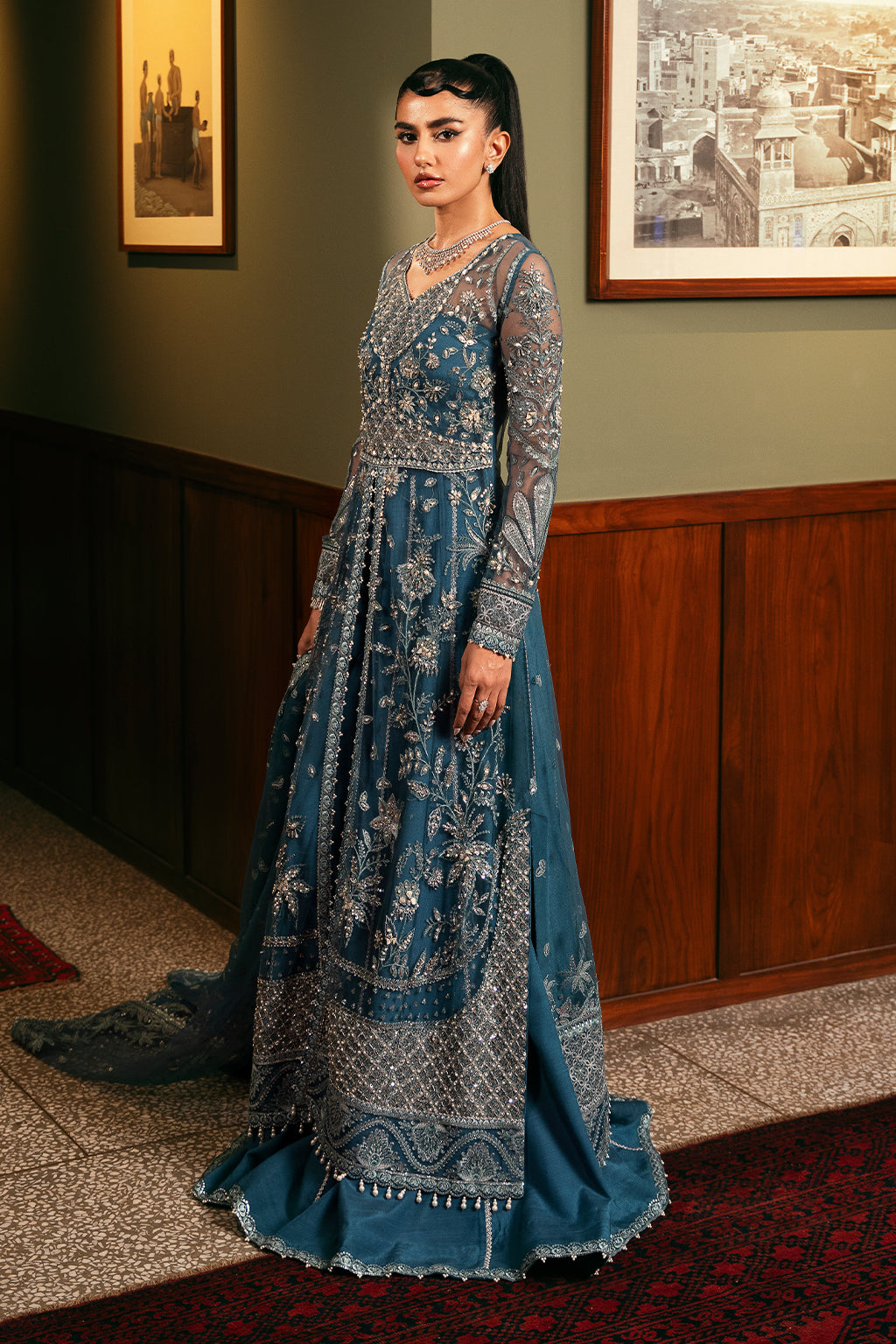 Glamoura By Sheenora Unstitched 3 Piece Wedding Formals Collection'2025-Nadia