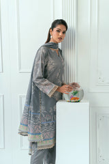 Amal Unstitched 3 Piece Printed Lawn Collection
