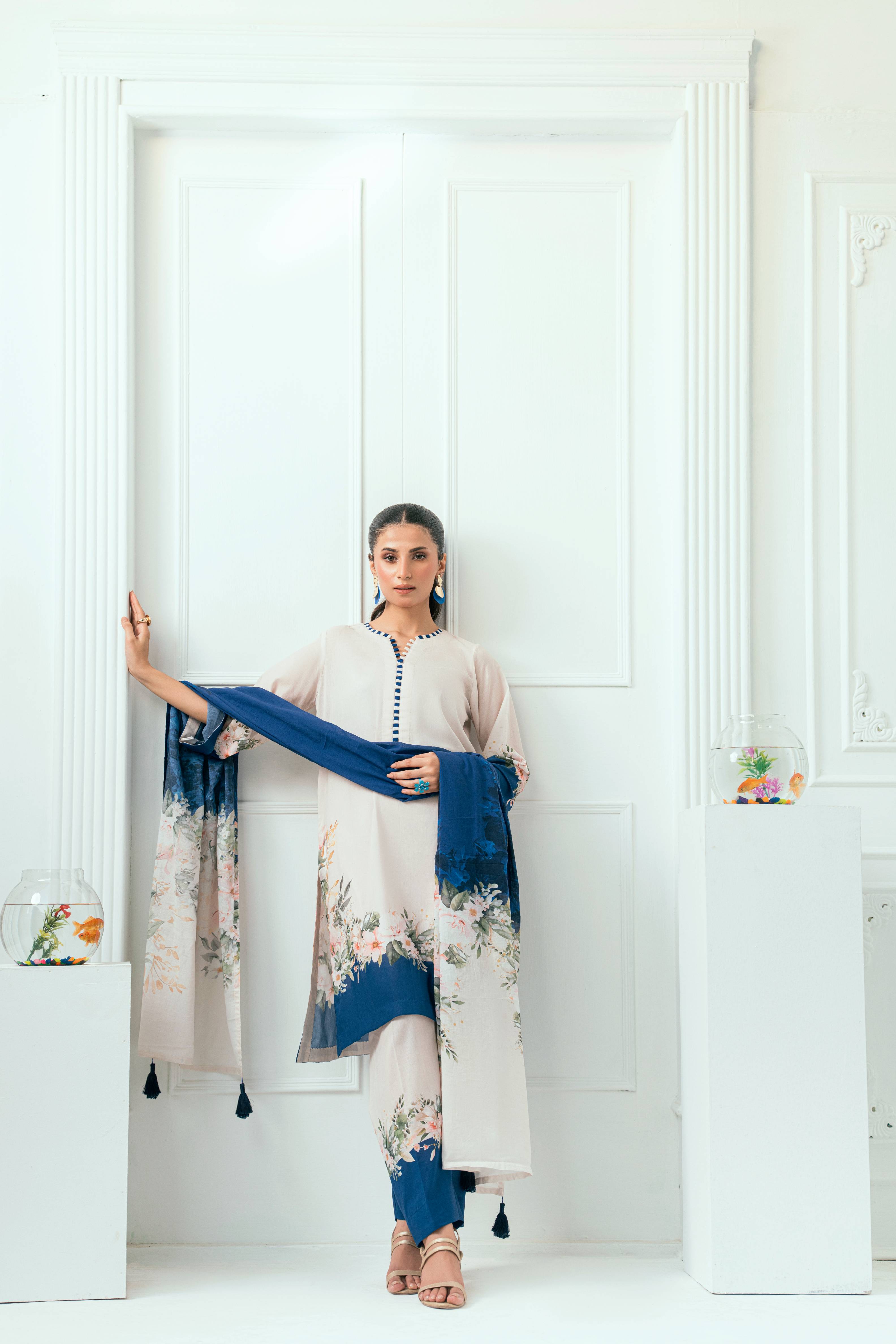 Amal Unstitched 3 Piece Printed Lawn Collection