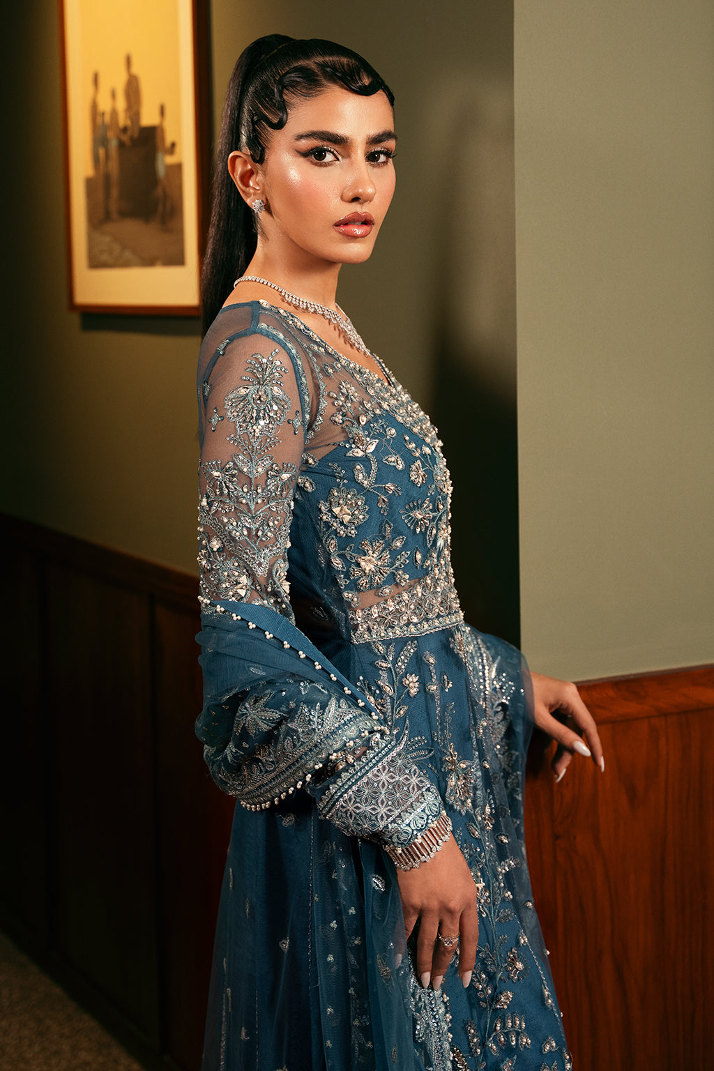 Glamoura By Sheenora Unstitched 3 Piece Wedding Formals Collection'2025-Nadia