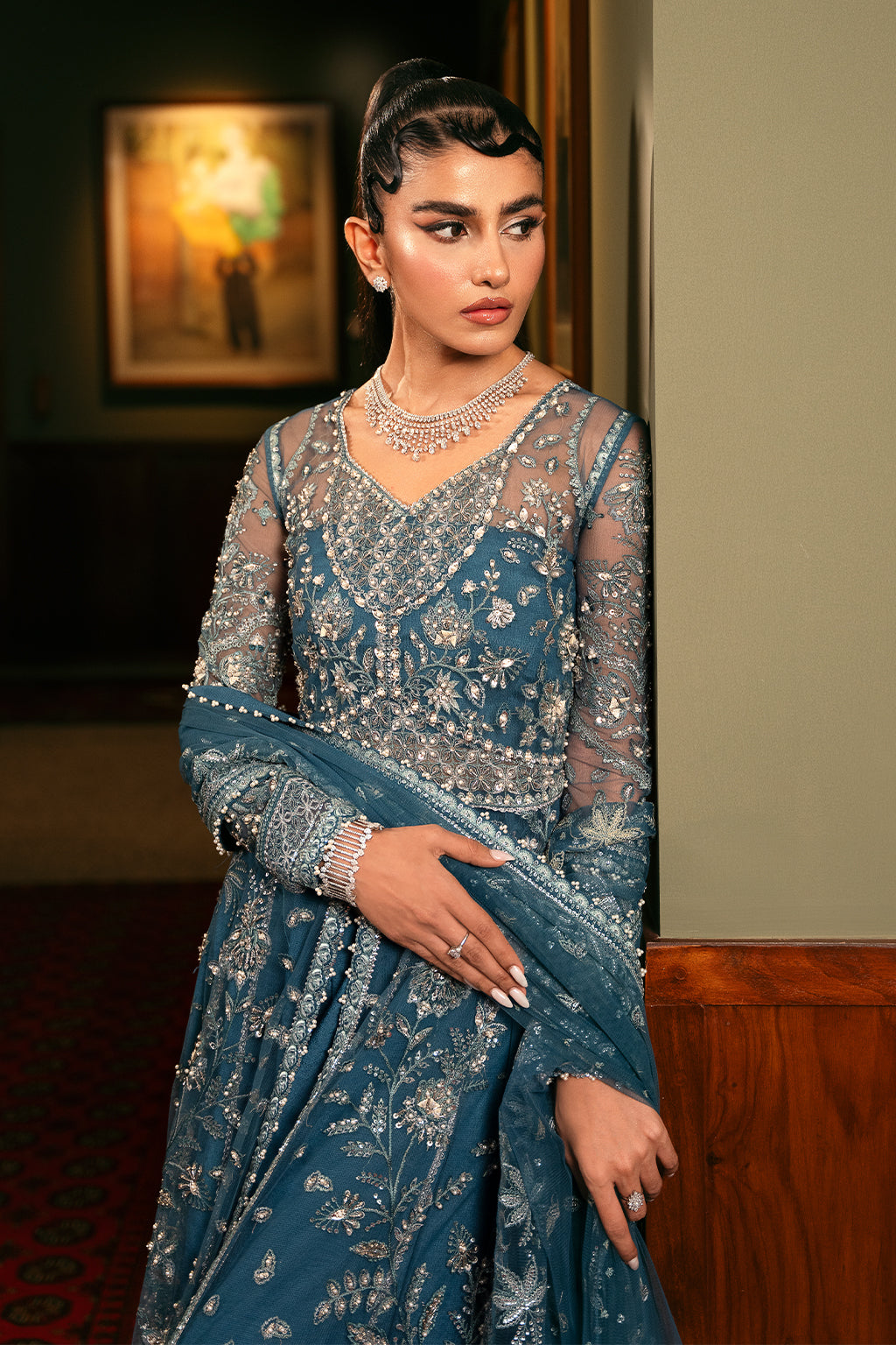 Glamoura By Sheenora Unstitched 3 Piece Wedding Formals Collection'2025-Nadia