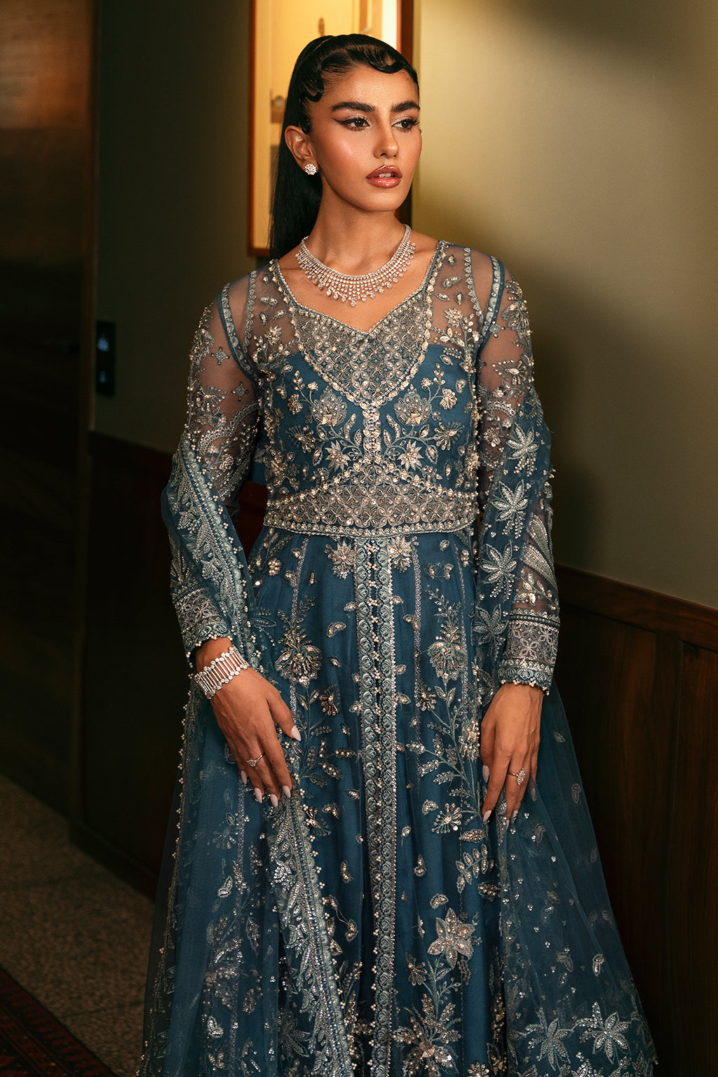 Glamoura By Sheenora Unstitched 3 Piece Wedding Formals Collection'2025-Nadia