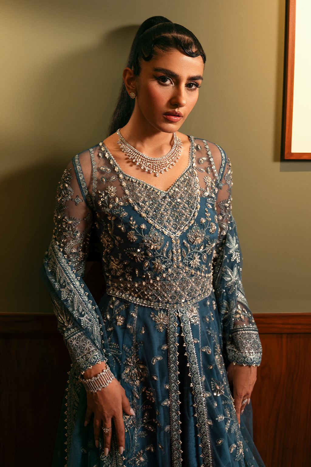 Glamoura By Sheenora Unstitched 3 Piece Wedding Formals Collection'2025-Nadia