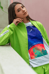 Z Street By Zaaviay Stitched Regular Fit Graphic Tee (White)