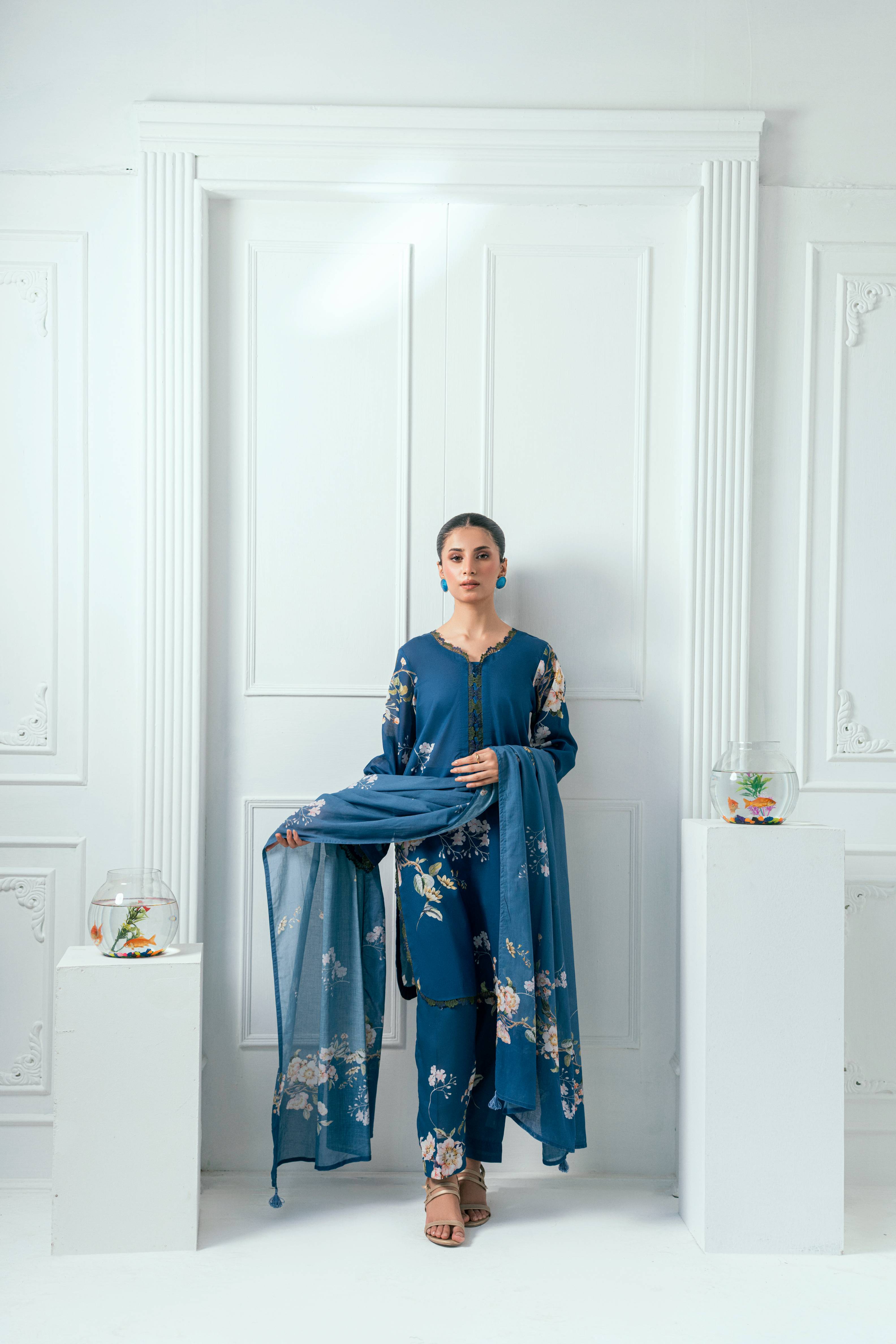 Amal Unstitched 3 Piece Printed Lawn Collection