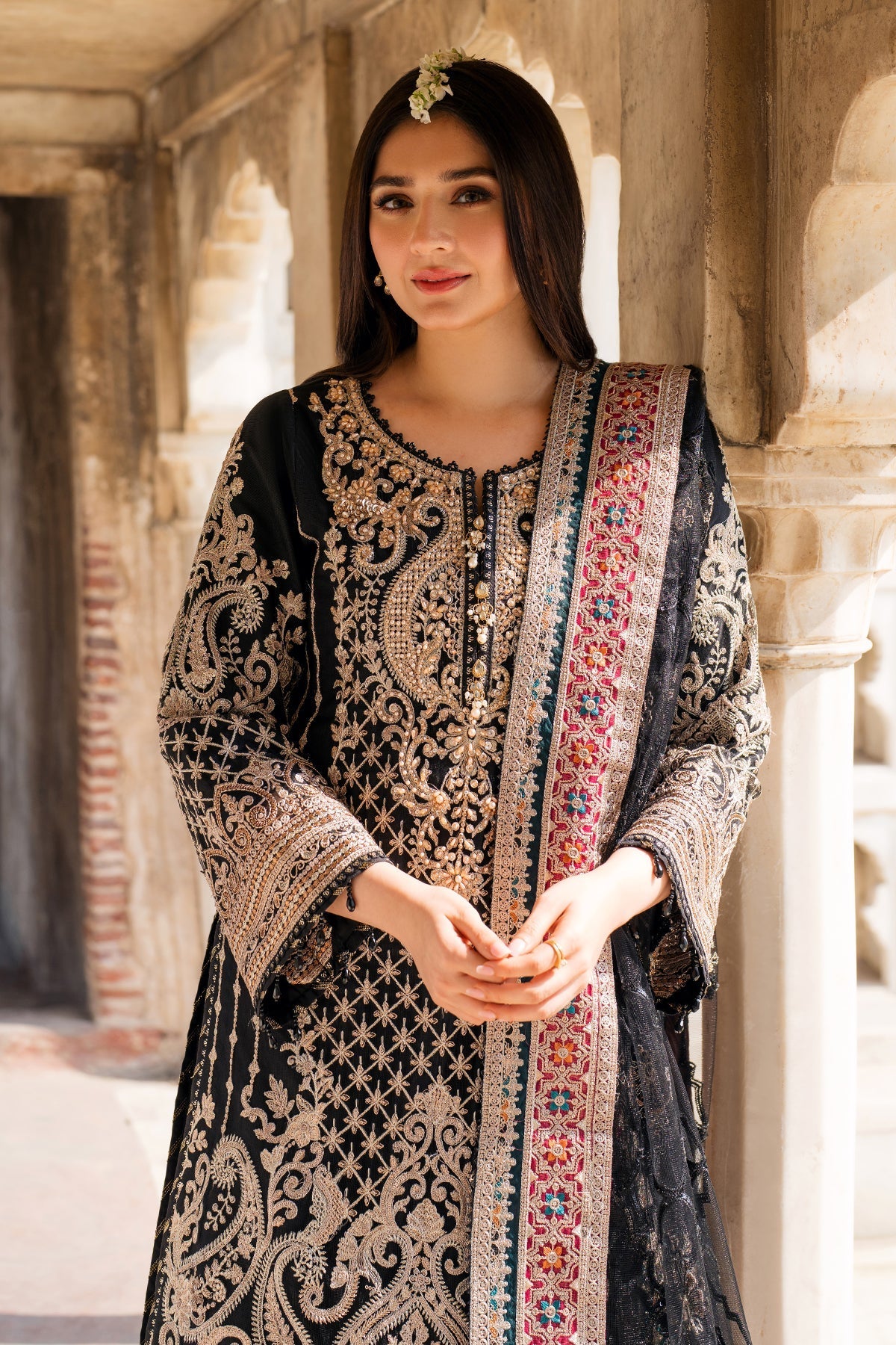 Meeras By Imrozia Serene Unstitched 3 Piece Luxury Formals Collection'2025-I-222 AQIQ