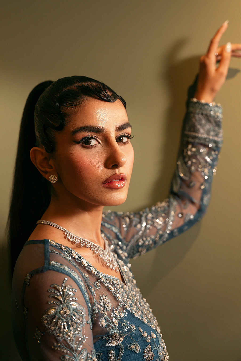 Glamoura By Sheenora Unstitched 3 Piece Wedding Formals Collection'2025-Nadia