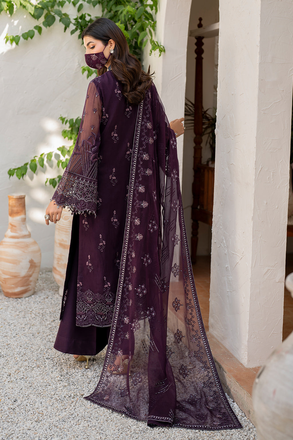 Naqsh By Flossie Unstitched 3 Piece Formals Collection'2025-S-1409