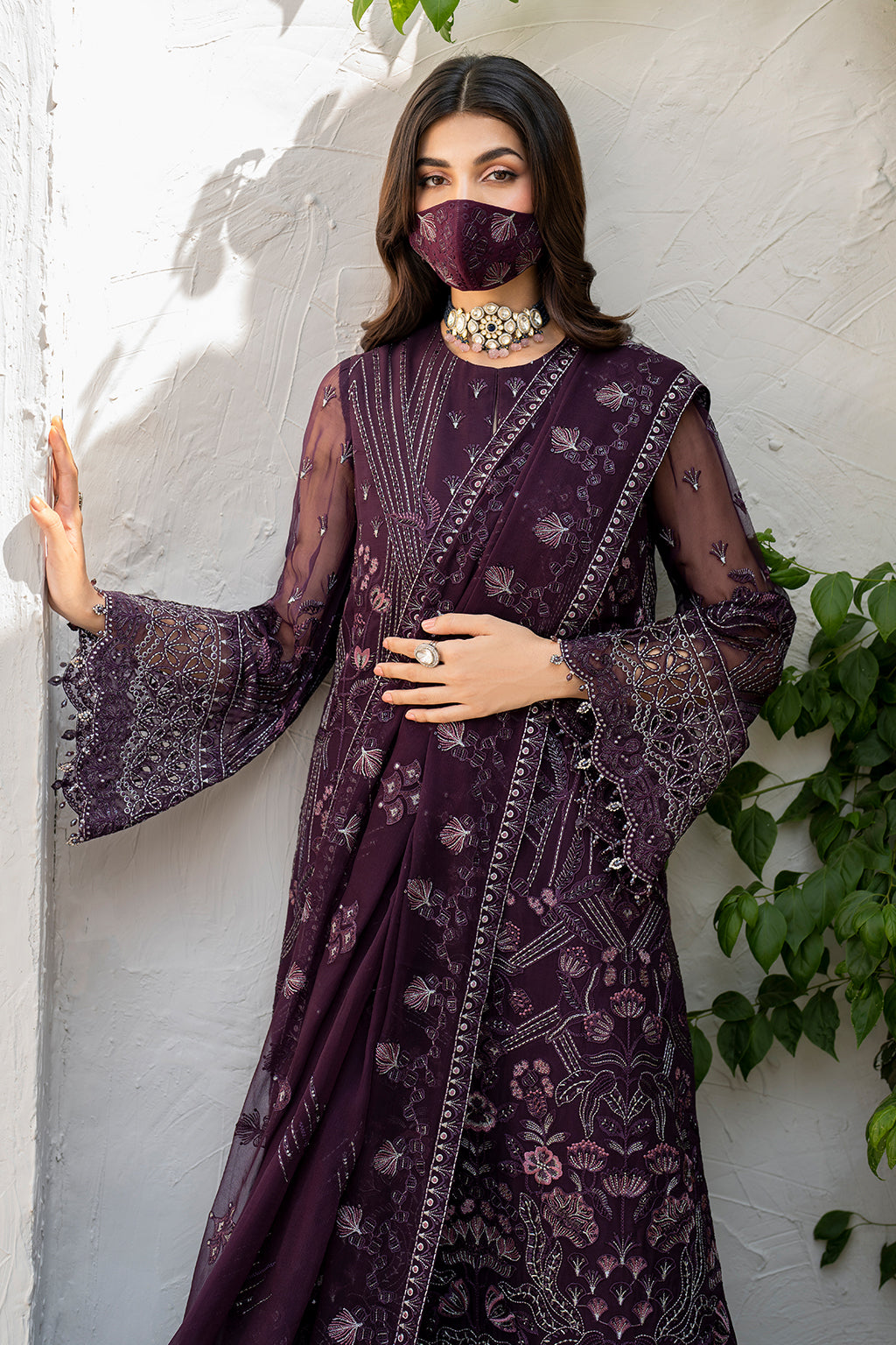 Naqsh By Flossie Unstitched 3 Piece Formals Collection'2025-S-1409