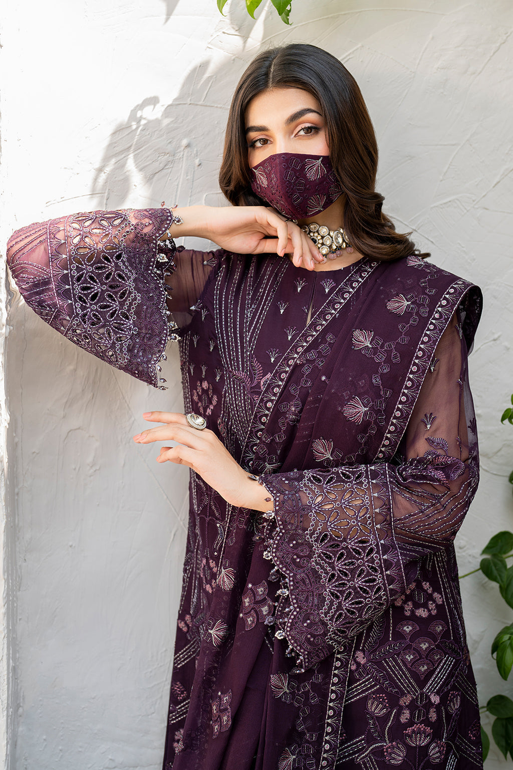 Naqsh By Flossie Unstitched 3 Piece Formals Collection'2025-S-1409