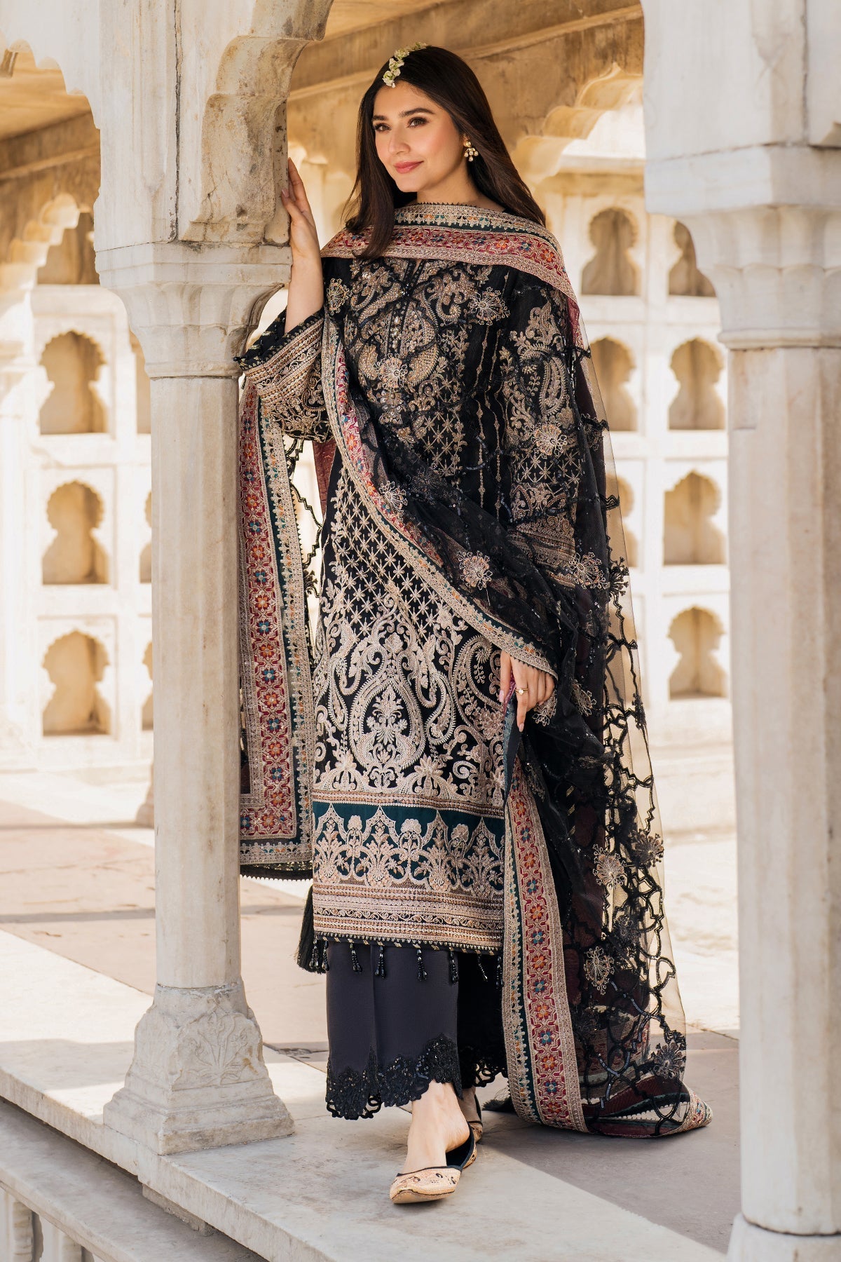 Meeras By Imrozia Serene Unstitched 3 Piece Luxury Formals Collection'2025-I-222 AQIQ