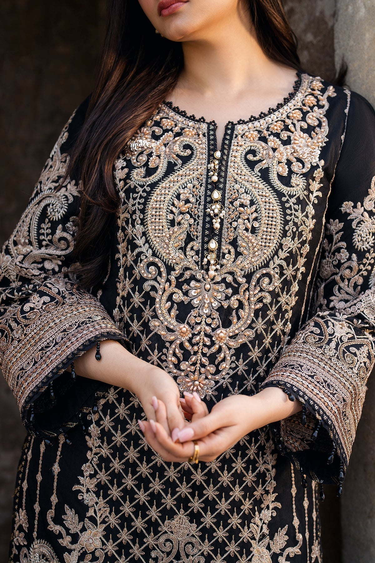 Meeras By Imrozia Serene Unstitched 3 Piece Luxury Formals Collection'2025-I-222 AQIQ