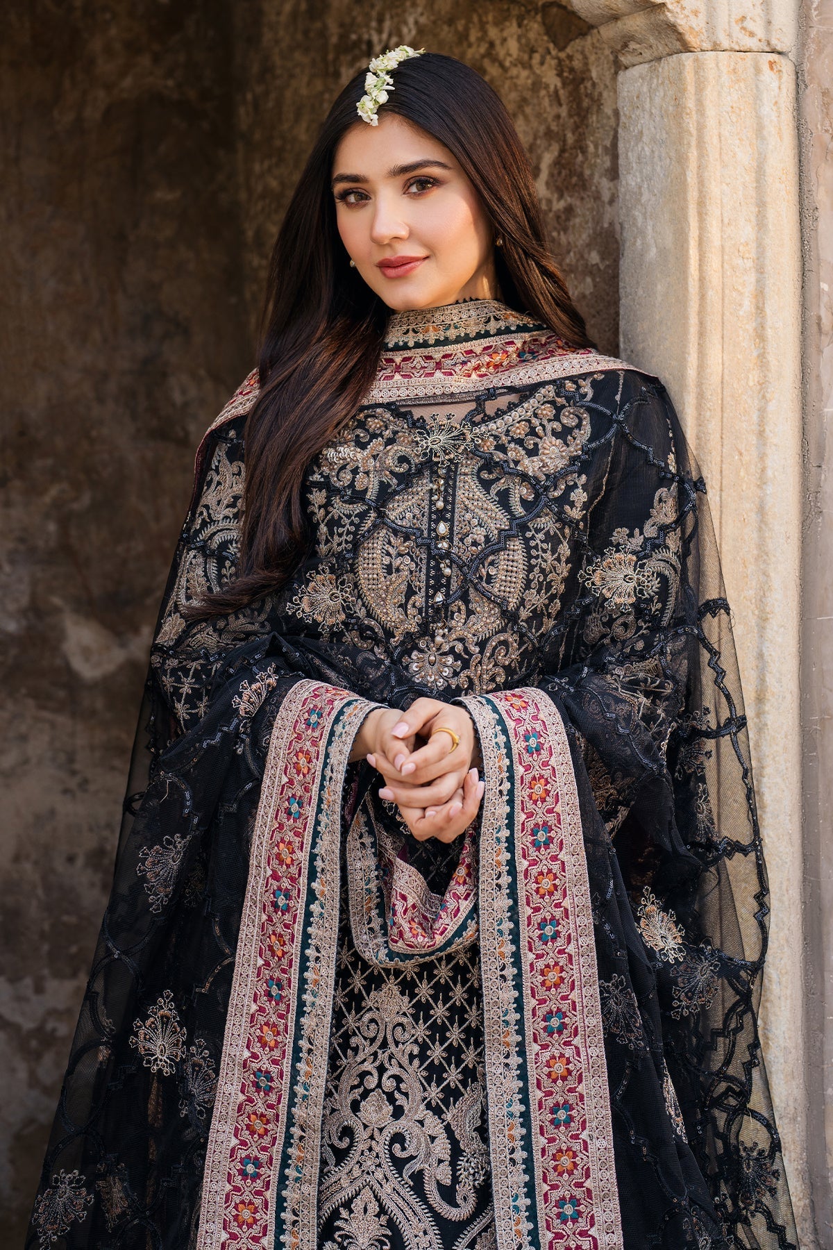 Meeras By Imrozia Serene Unstitched 3 Piece Luxury Formals Collection'2025-I-222 AQIQ