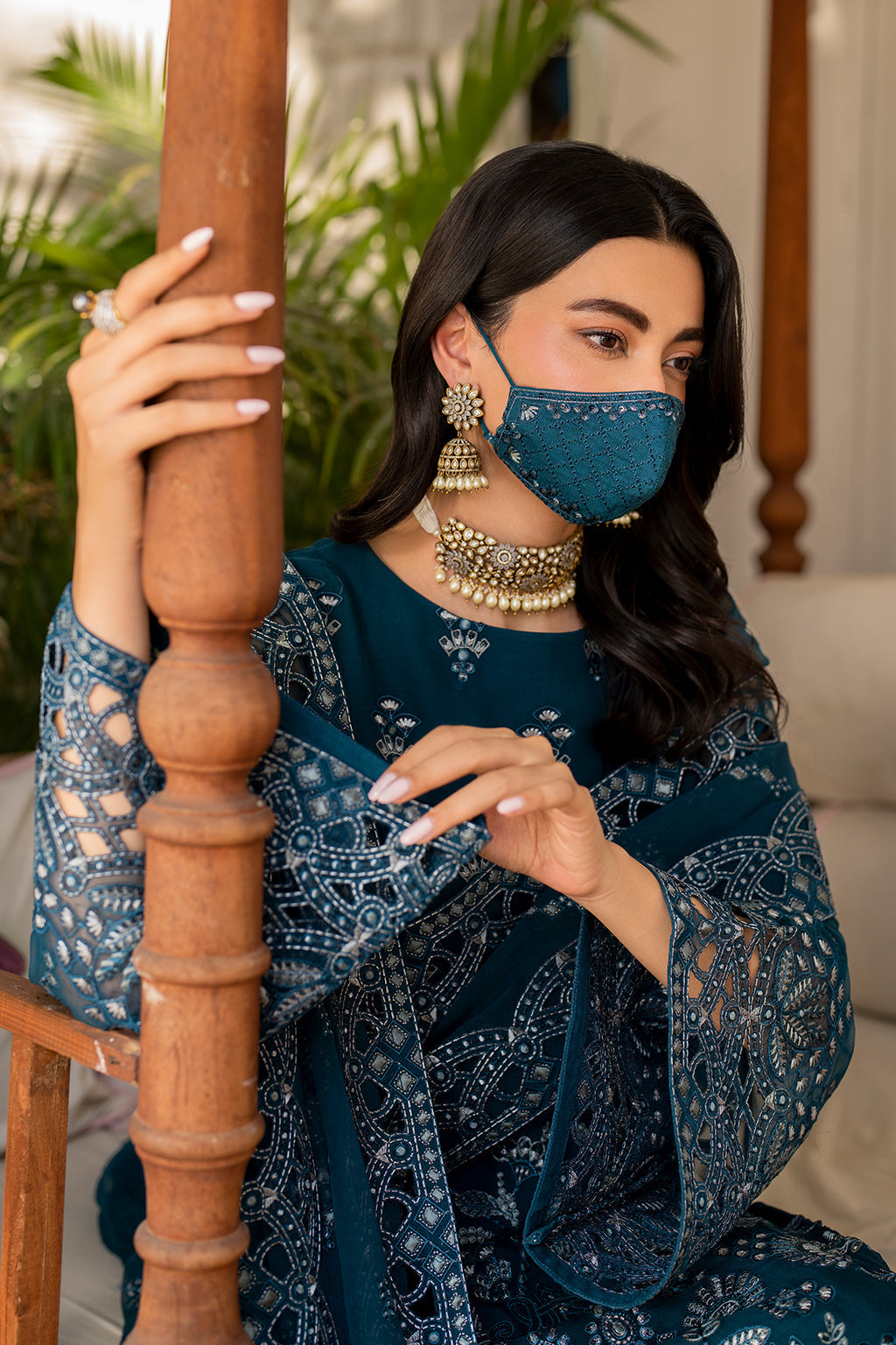 Naqsh By Flossie Unstitched 3 Piece Formals Collection'2025-S-1410
