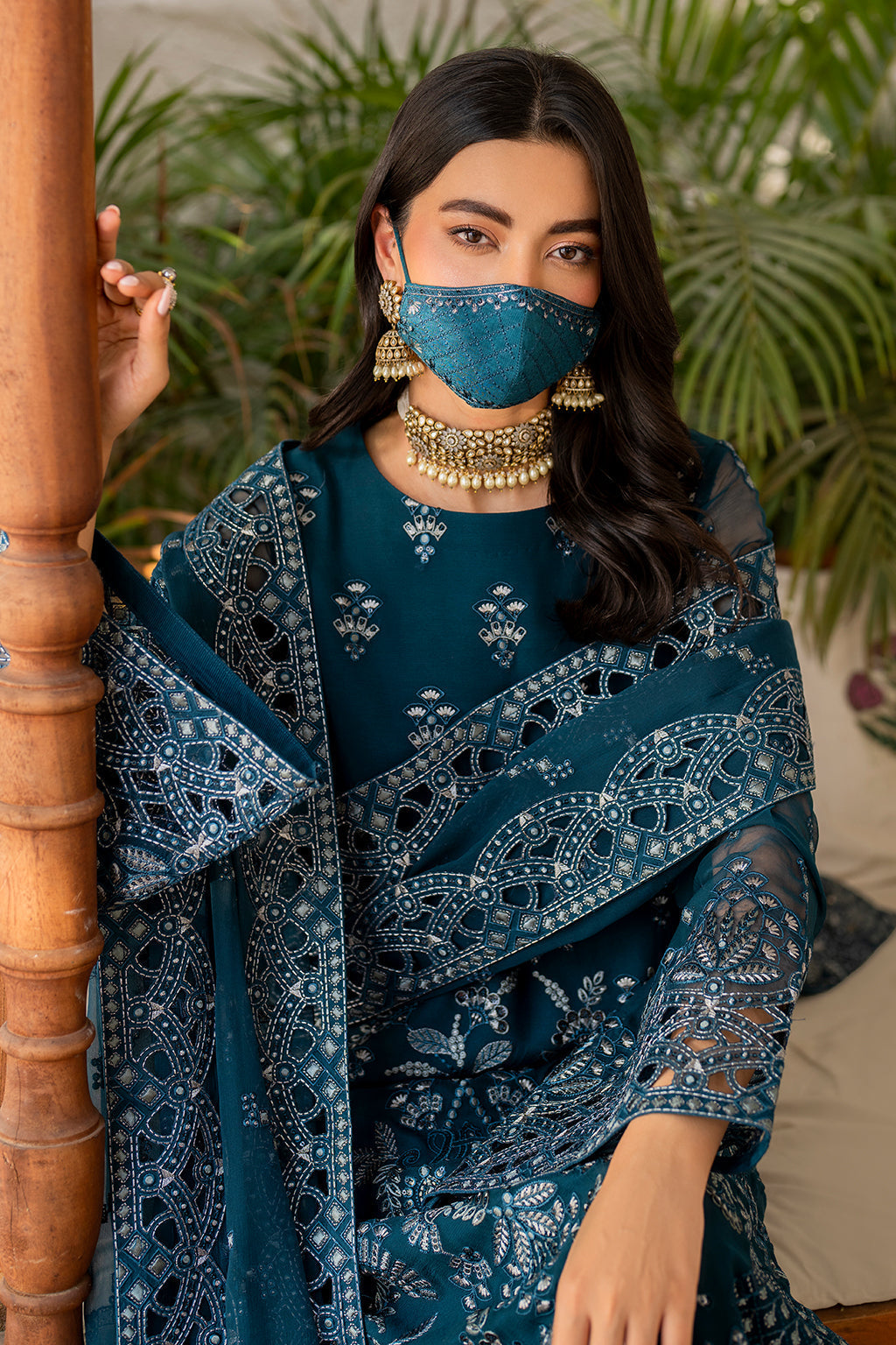 Naqsh By Flossie Unstitched 3 Piece Formals Collection'2025-S-1410