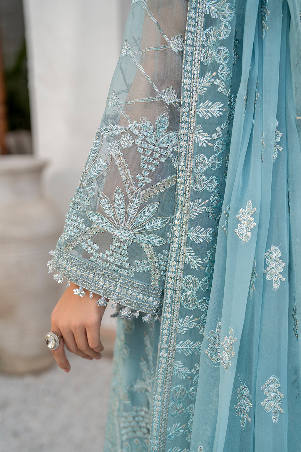 Naqsh By Flossie Unstitched 3 Piece Formals Collection'2025-S-1405 (A)