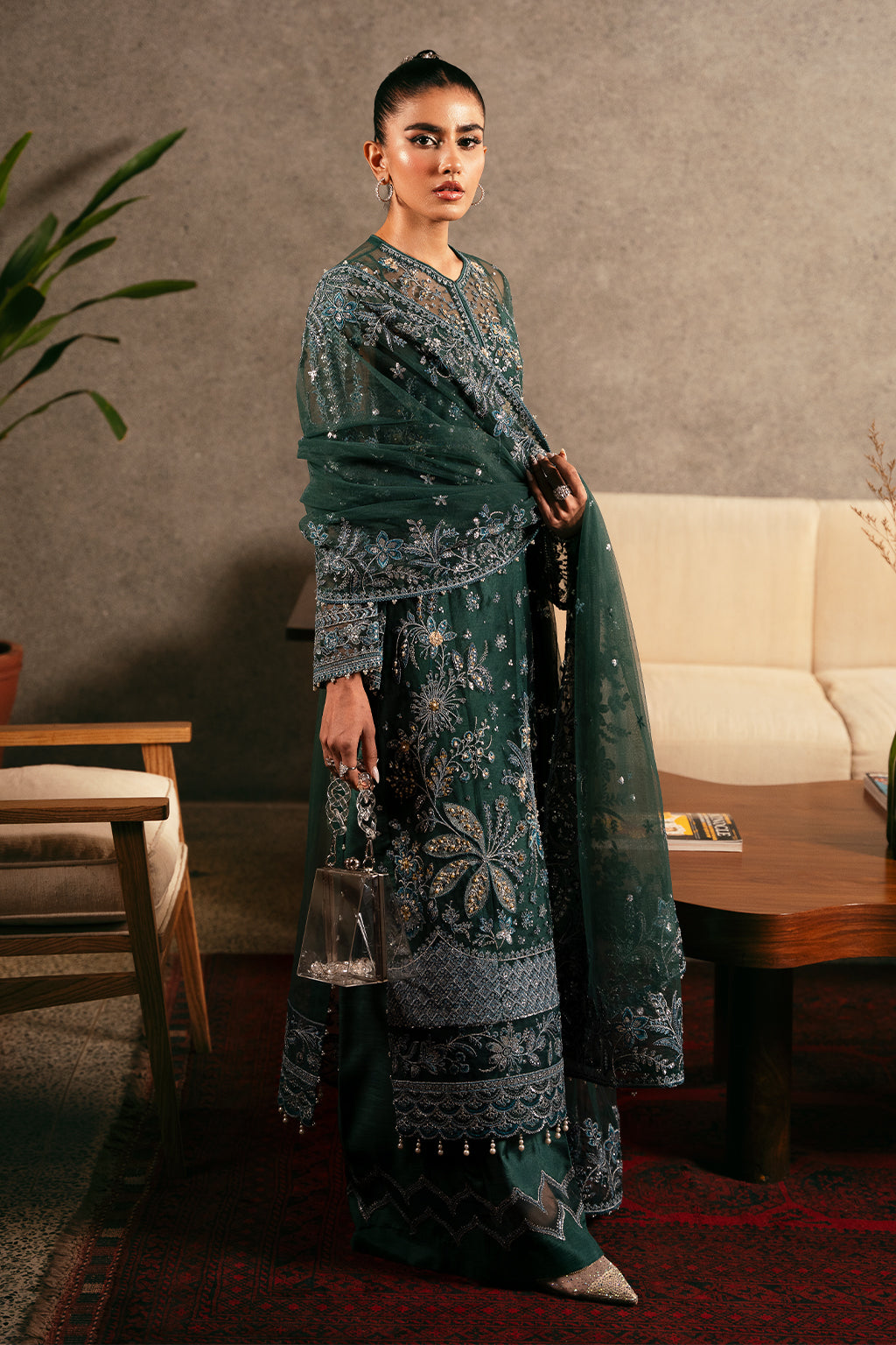 Glamoura By Sheenora Unstitched 3 Piece Wedding Formals Collection'2025-Bella