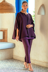 Z Street By Zaaviay Stitched Violet