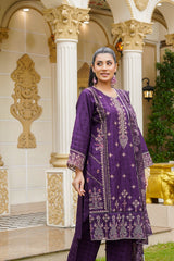 Rang E Gulposh Stitched 3 Piece Lawn Collection'2025-RNG-1202