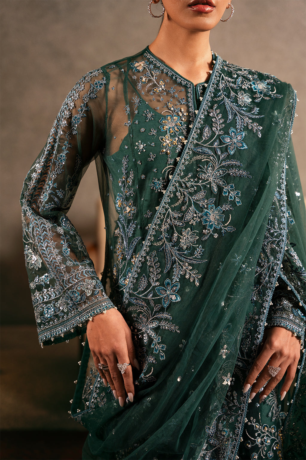 Glamoura By Sheenora Unstitched 3 Piece Wedding Formals Collection'2025-Bella