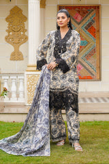 Rang E Gulposh Stitched 3 Piece Lawn Collection'2025-RNG-1203