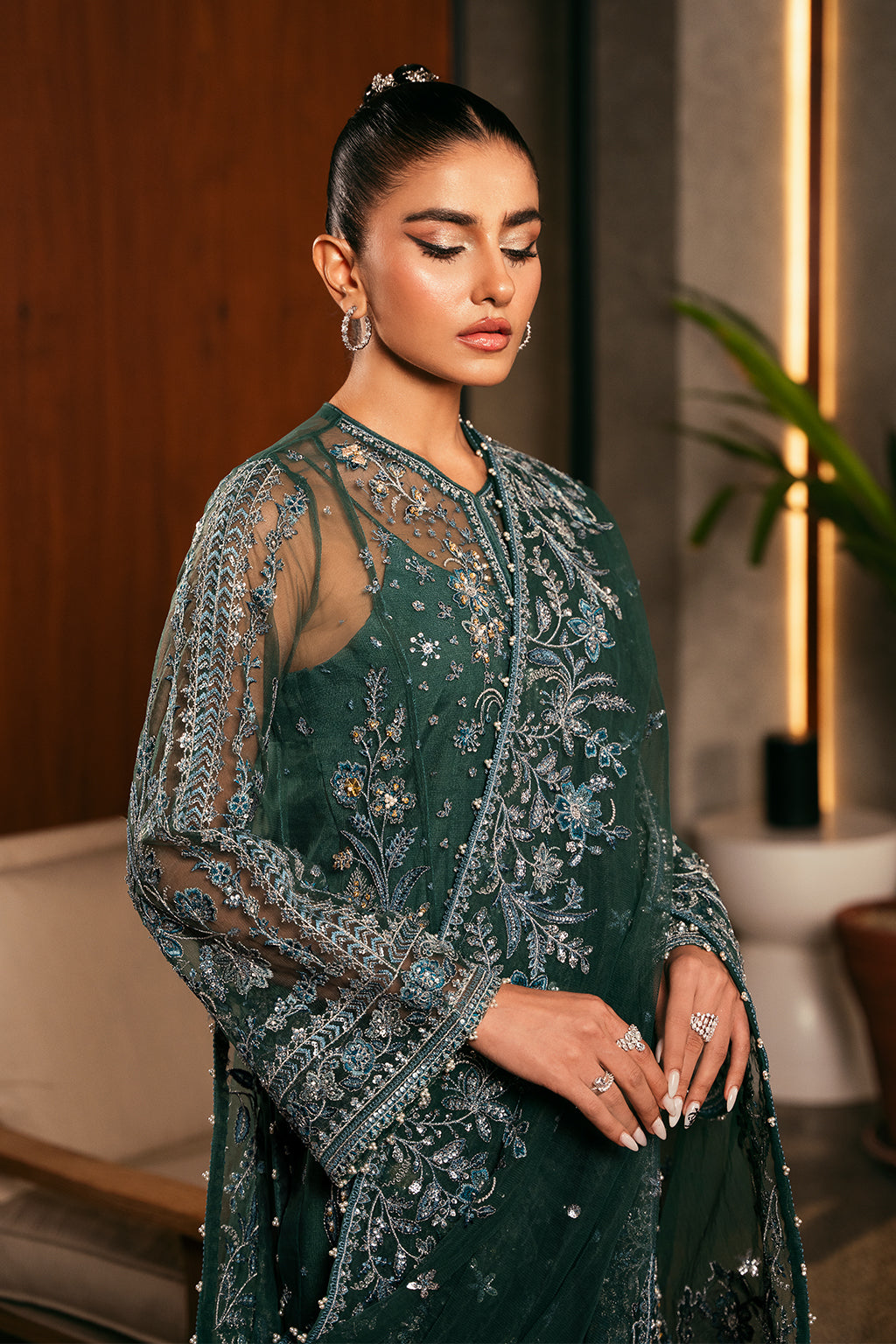 Glamoura By Sheenora Unstitched 3 Piece Wedding Formals Collection'2025-Bella