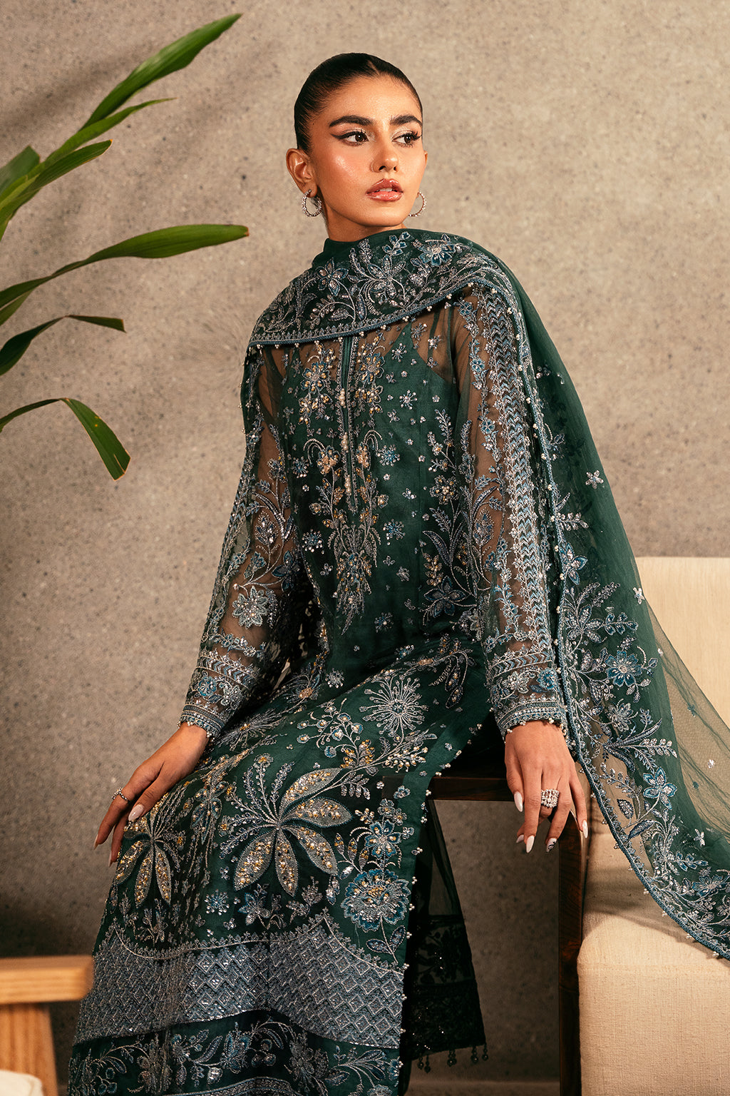 Glamoura By Sheenora Unstitched 3 Piece Wedding Formals Collection'2025-Bella