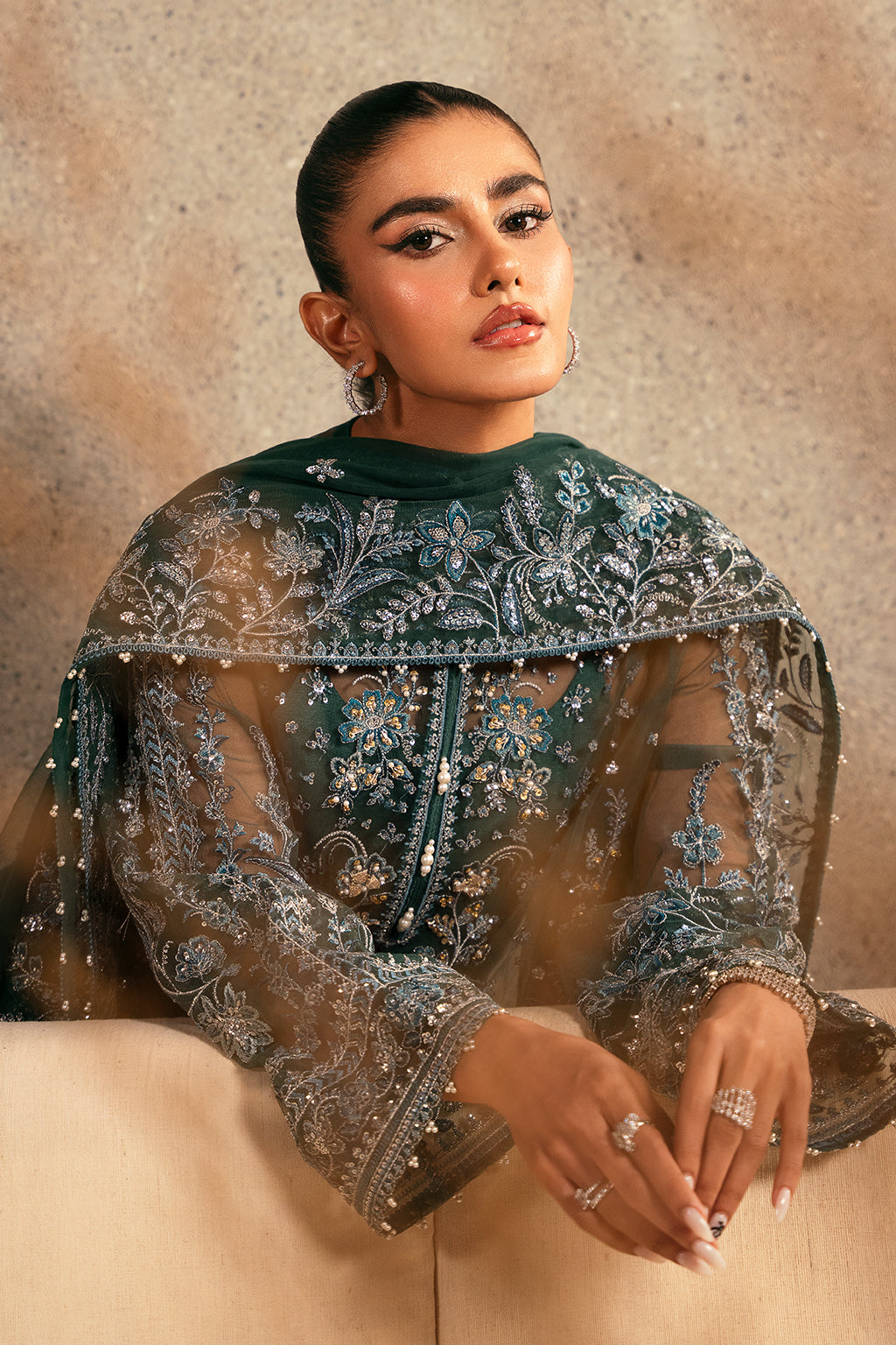 Glamoura By Sheenora Unstitched 3 Piece Wedding Formals Collection'2025-Bella