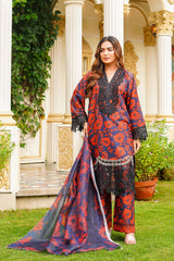 Rang E Gulposh Stitched 3 Piece Lawn Collection'2025-RNG-1204